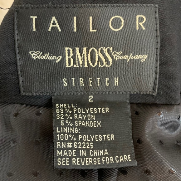 Vintage TAILOR B. MOSS BLAZER Size 2 - Picture 7 of 8
